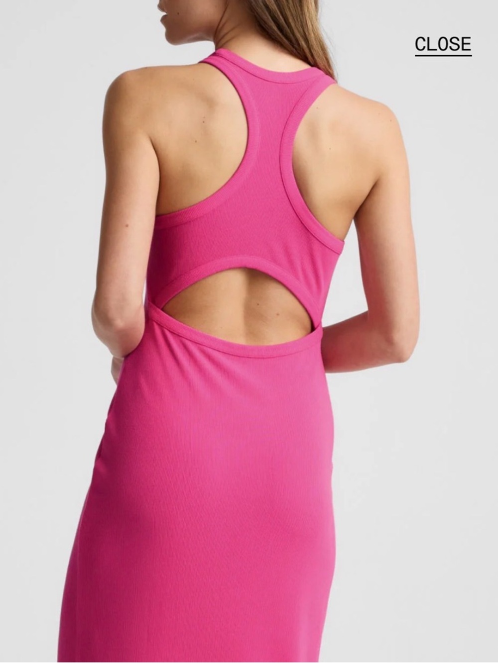 Beyond yoga Women's dark Pink Racerback Cutout Mini Dress